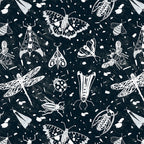 Sketched Bugs Fabric