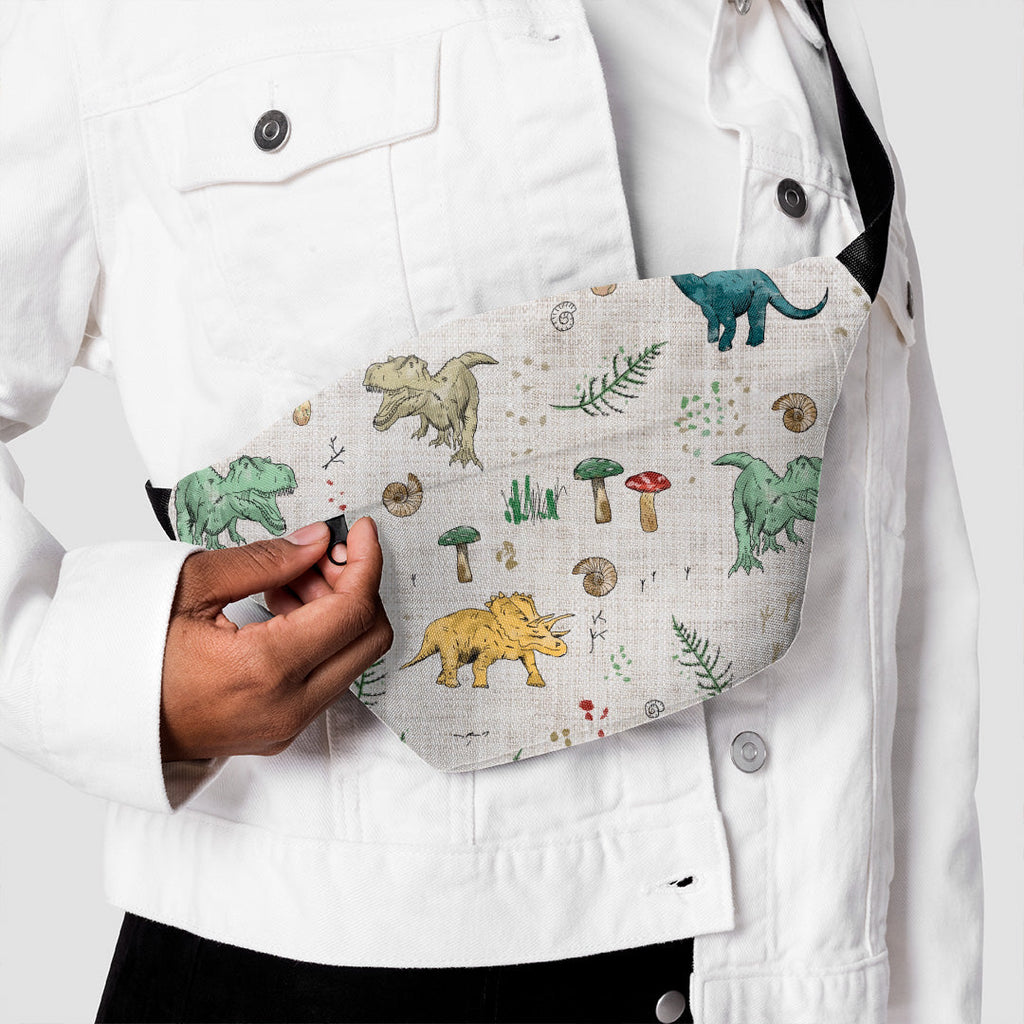 Sketched Dinos Fabric