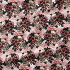 Skulls Rose Gold Fabric