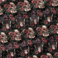 Skulls and Lanterns Fabric
