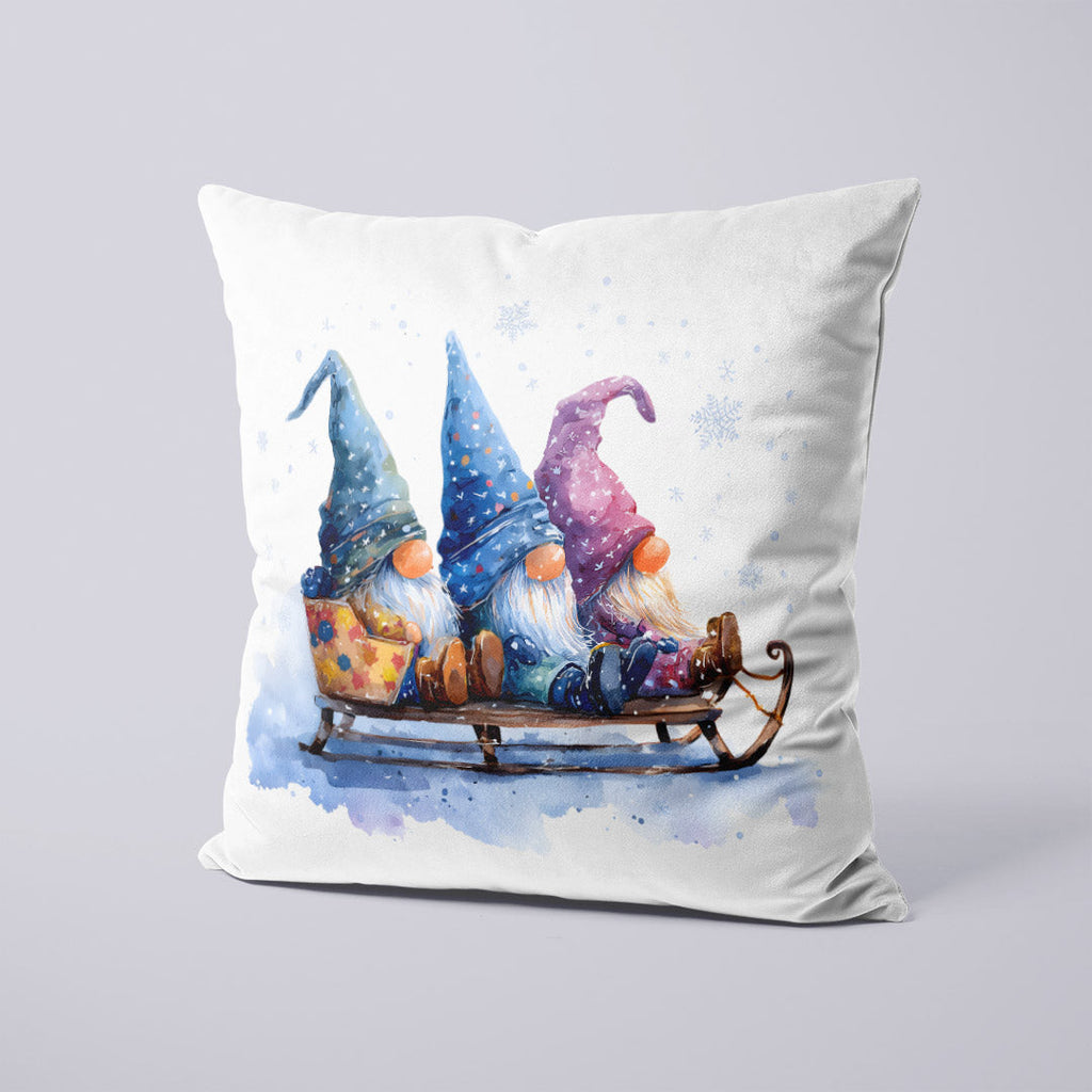 CUSHION Panel Sledging Gnomes CP-820