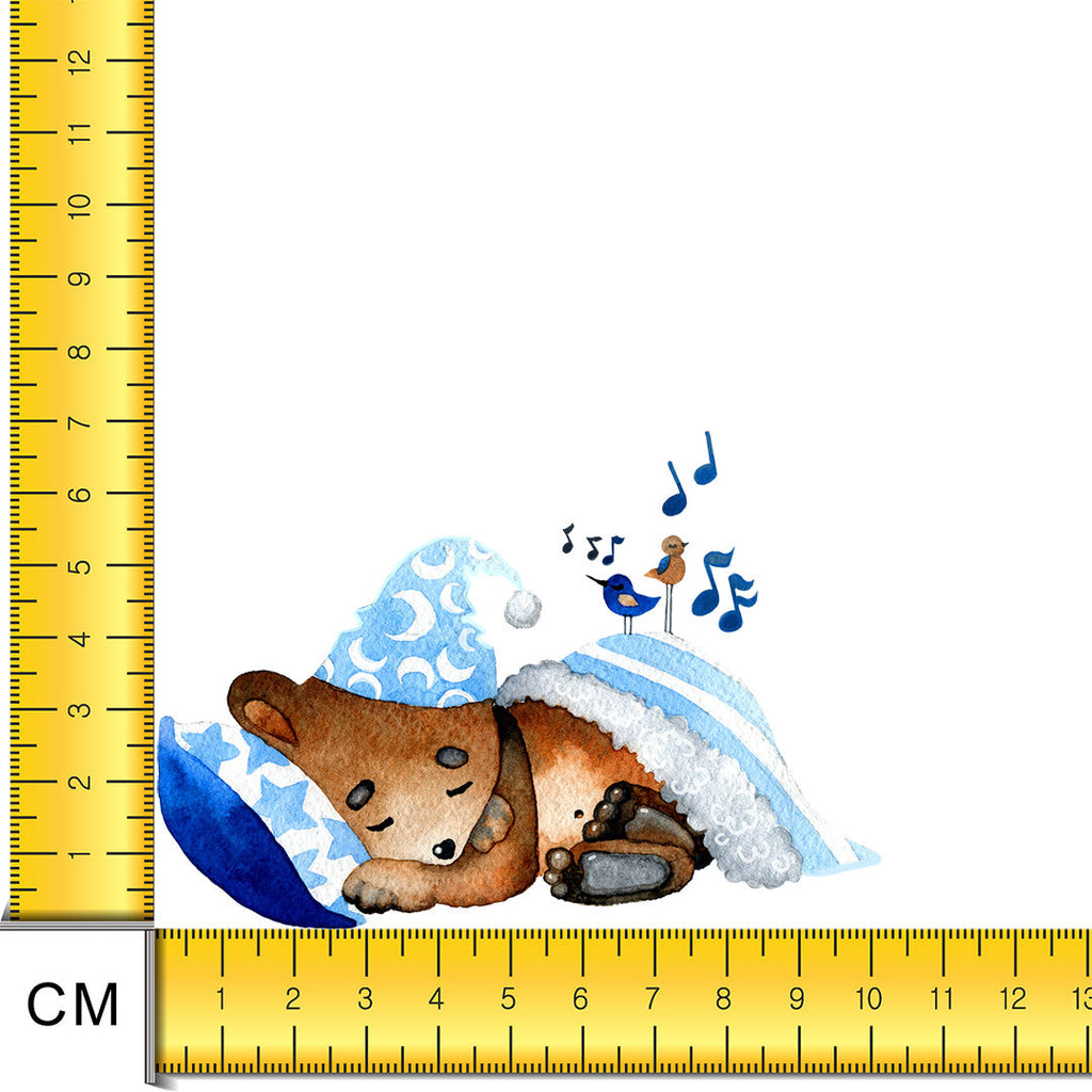 Sleeping Bear Iron on Fabric Heat Transfer DTF-148