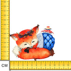 Sleepy Fox Iron on Fabric Heat Transfer DTF-150