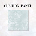 CUSHION CO-ORD Sleeping Fox Blue Fabric Panel