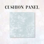 CUSHION CO-ORD Sleeping Fox Blue Fabric Panel