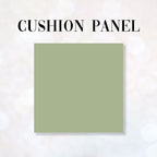 CUSHION CO-ORD Sleeping Squirrel Sage Fabric Panel