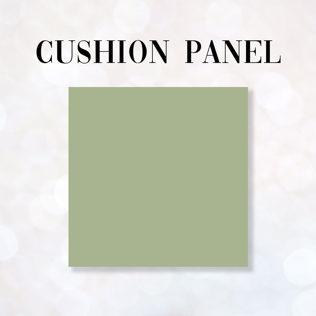 CUSHION CO-ORD Sleeping Squirrel Sage Fabric Panel