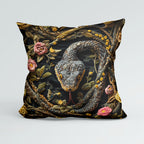 CUSHION Panel Snake and Roses CP-188