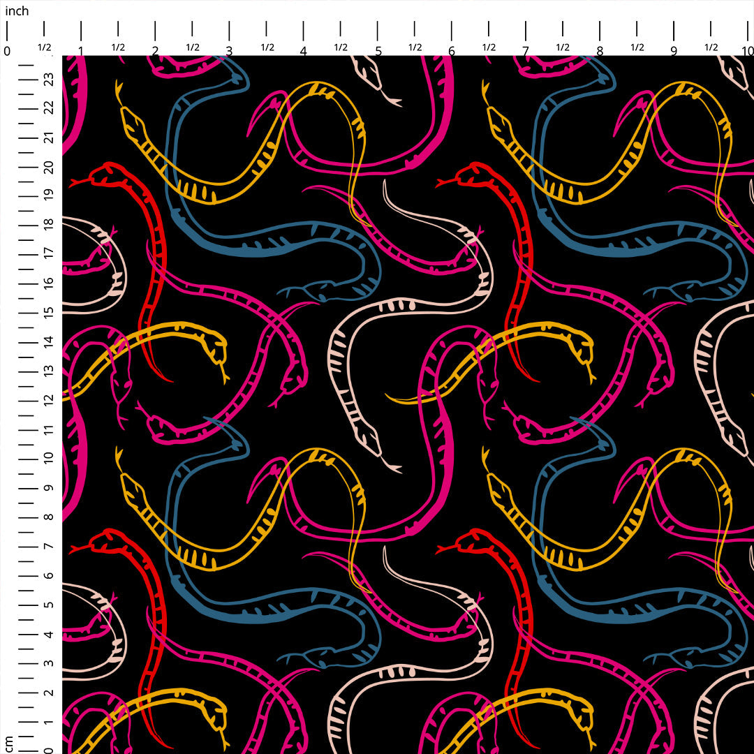 Snakes Fabric