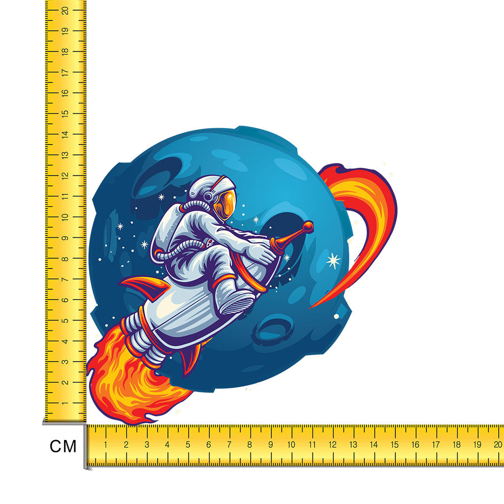 Space Rocket Iron on Fabric Heat Transfer DTF-198