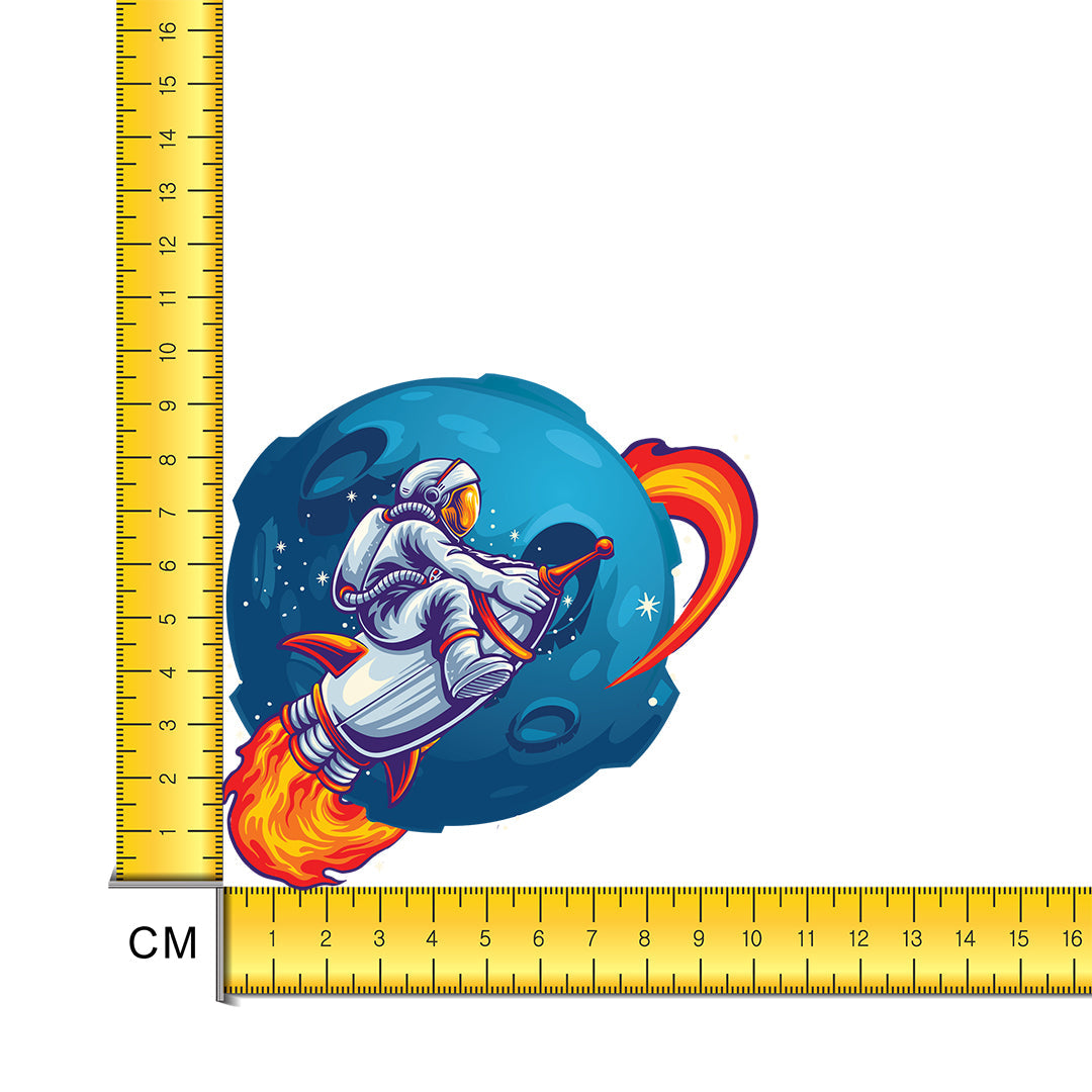 Space Rocket Iron on Fabric Heat Transfer DTF-198