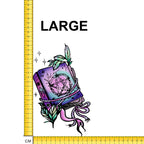 Spell Book Iron on Fabric Heat Transfer DTF-80