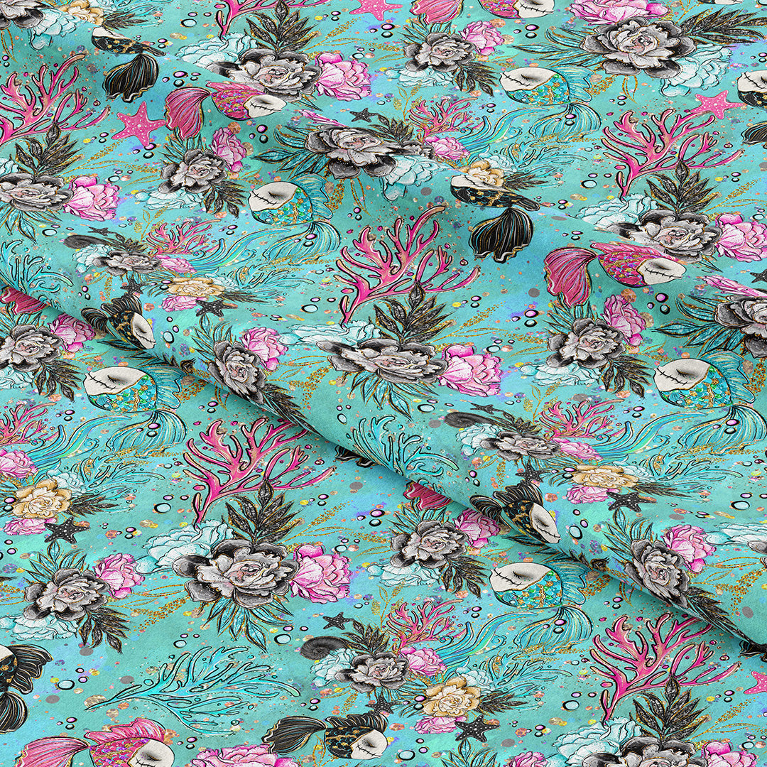 Spooky Fish Fabric