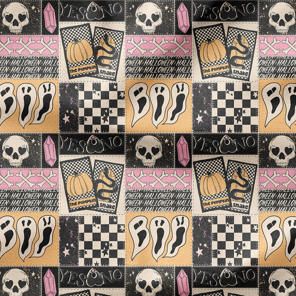Spooky Patches Fabric