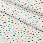 Spots On Cream Fabric