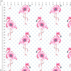 Spotty Flamingos Fabric
