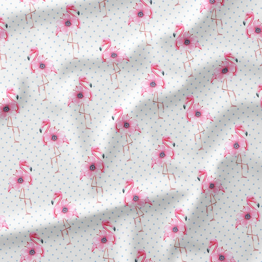 Spotty Flamingos Fabric
