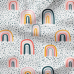 Spotty Rainbows Fabric