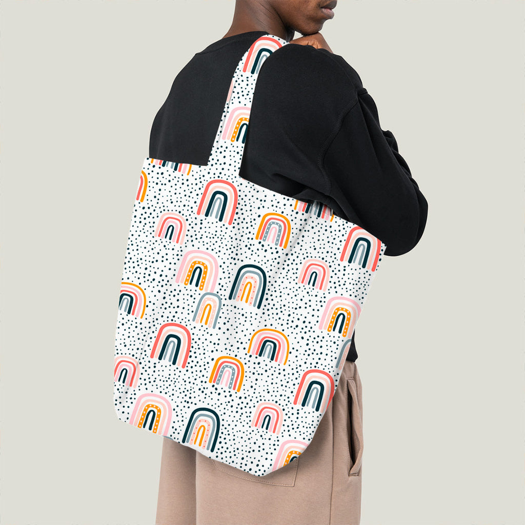 Spotty Rainbows Fabric