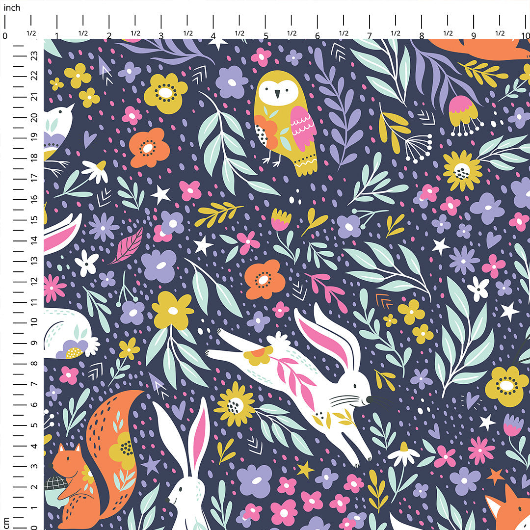 Spring Animals Fabric
