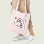 Floral Bunny Iron on Fabric Heat Transfer DTF-107