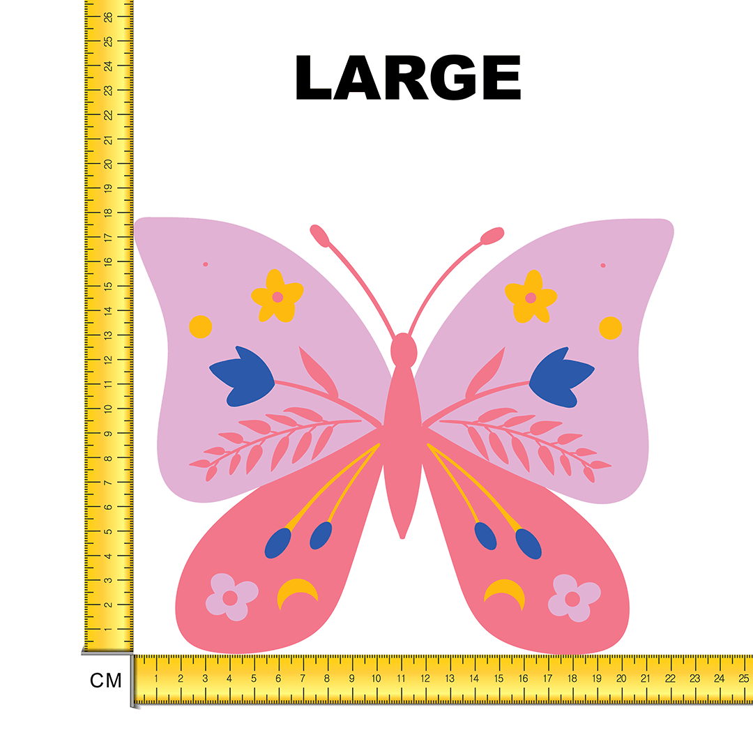 Spring Butterfly Iron on Fabric Heat Transfer DTF-117