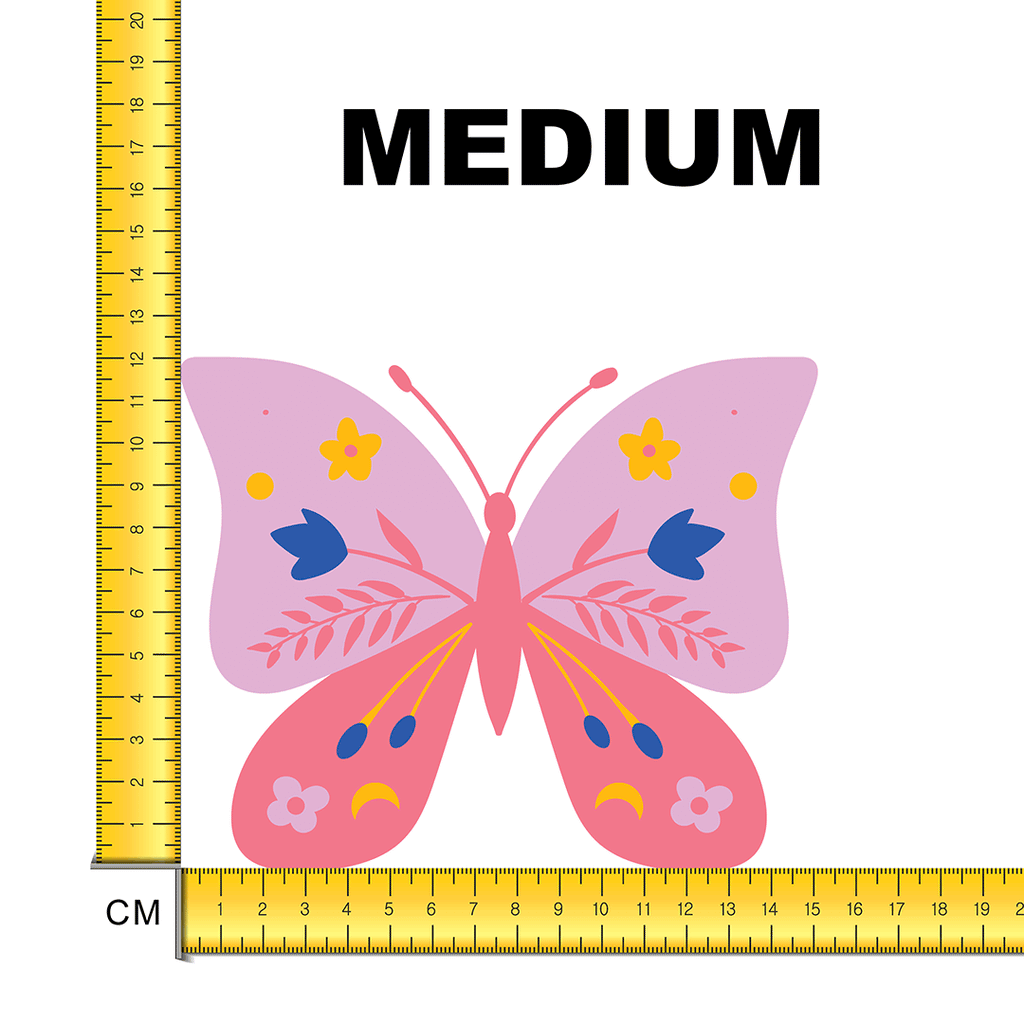 Spring Butterfly Iron on Fabric Heat Transfer DTF-117