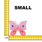 Spring Butterfly Iron on Fabric Heat Transfer DTF-117