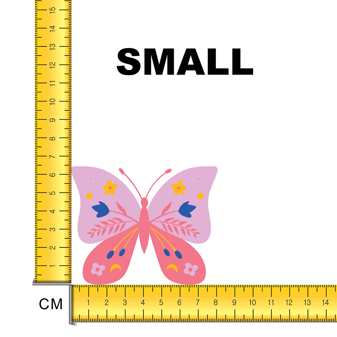 Spring Butterfly Iron on Fabric Heat Transfer DTF-117