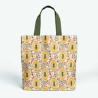 Spring Floral Bees Fabric
