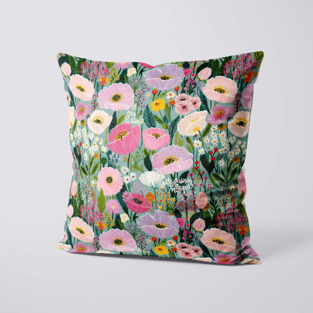 Spring Floral Mint Fabric