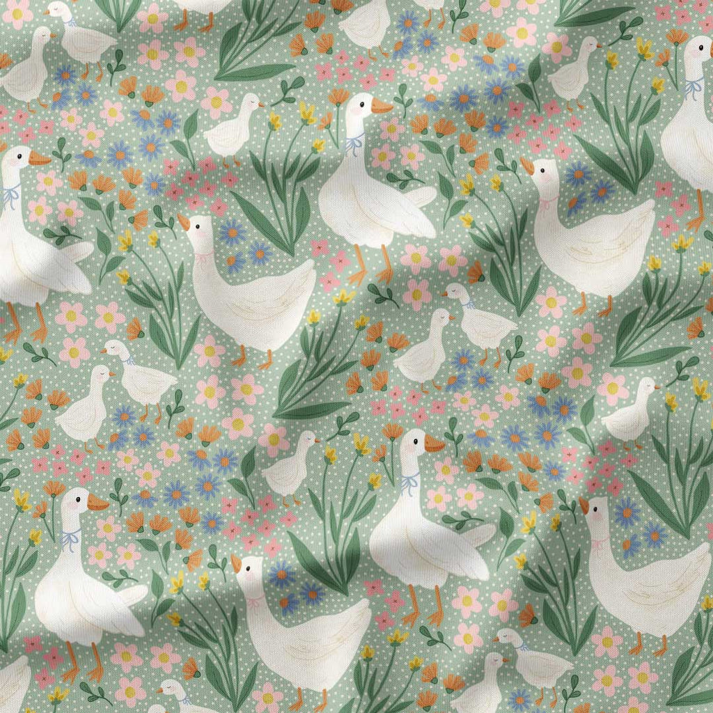 Spring Geese Fabric