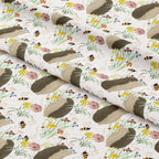 Spring Hedgehog Fabric
