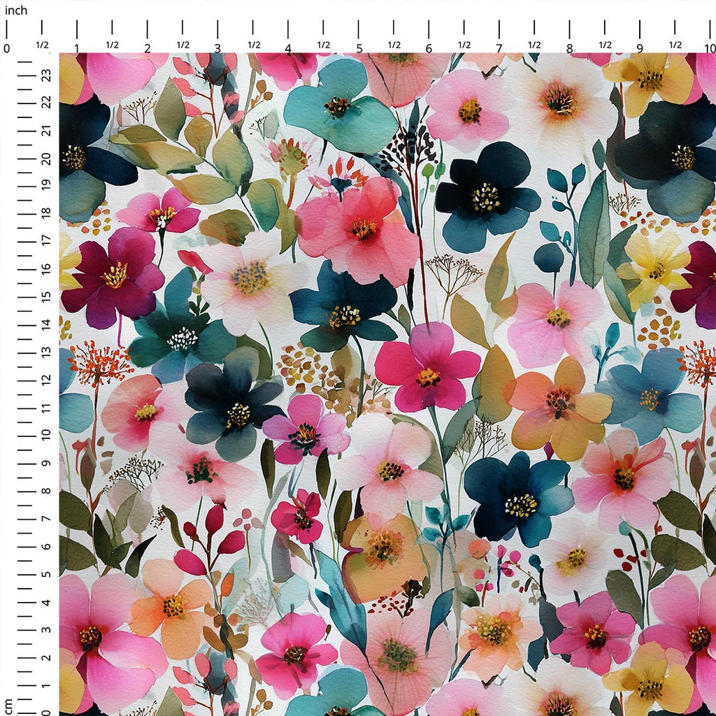 Spring Orchard Blossoms Fabric