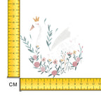 Spring Swan Iron on Fabric Heat Transfer DTF-174