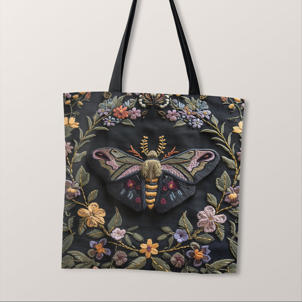 TOTE Fabric Bag Panel Spring Whisper Moth TP-262