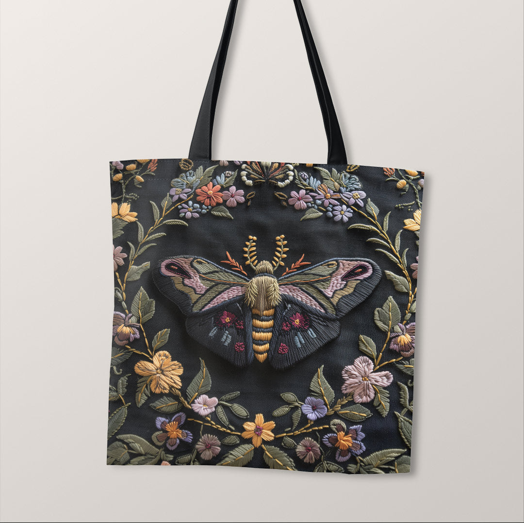 TOTE Fabric Bag Panel Spring Whisper Moth TP-262