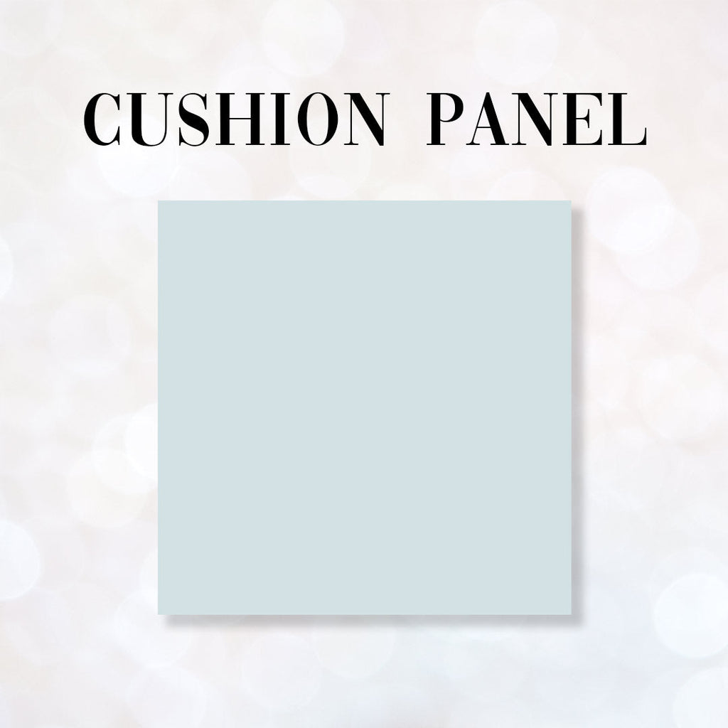 CUSHION CO-ORD Squirrel Wreath Blue Fabric Panel