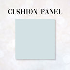 CUSHION CO-ORD Squirrel Wreath Blue Fabric Panel