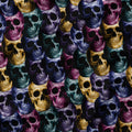 Stacked Skulls Fabric