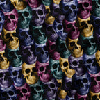 Stacked Skulls Fabric