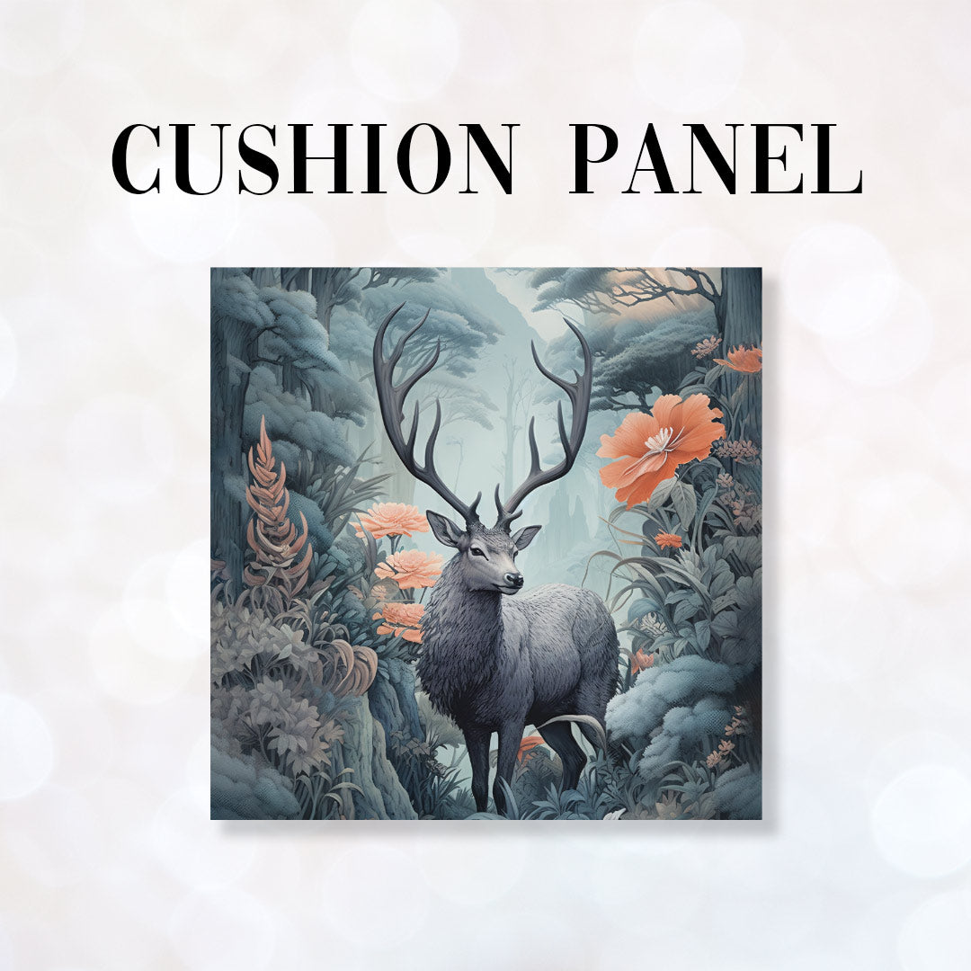 CUSHION Fabric Panel Stag
