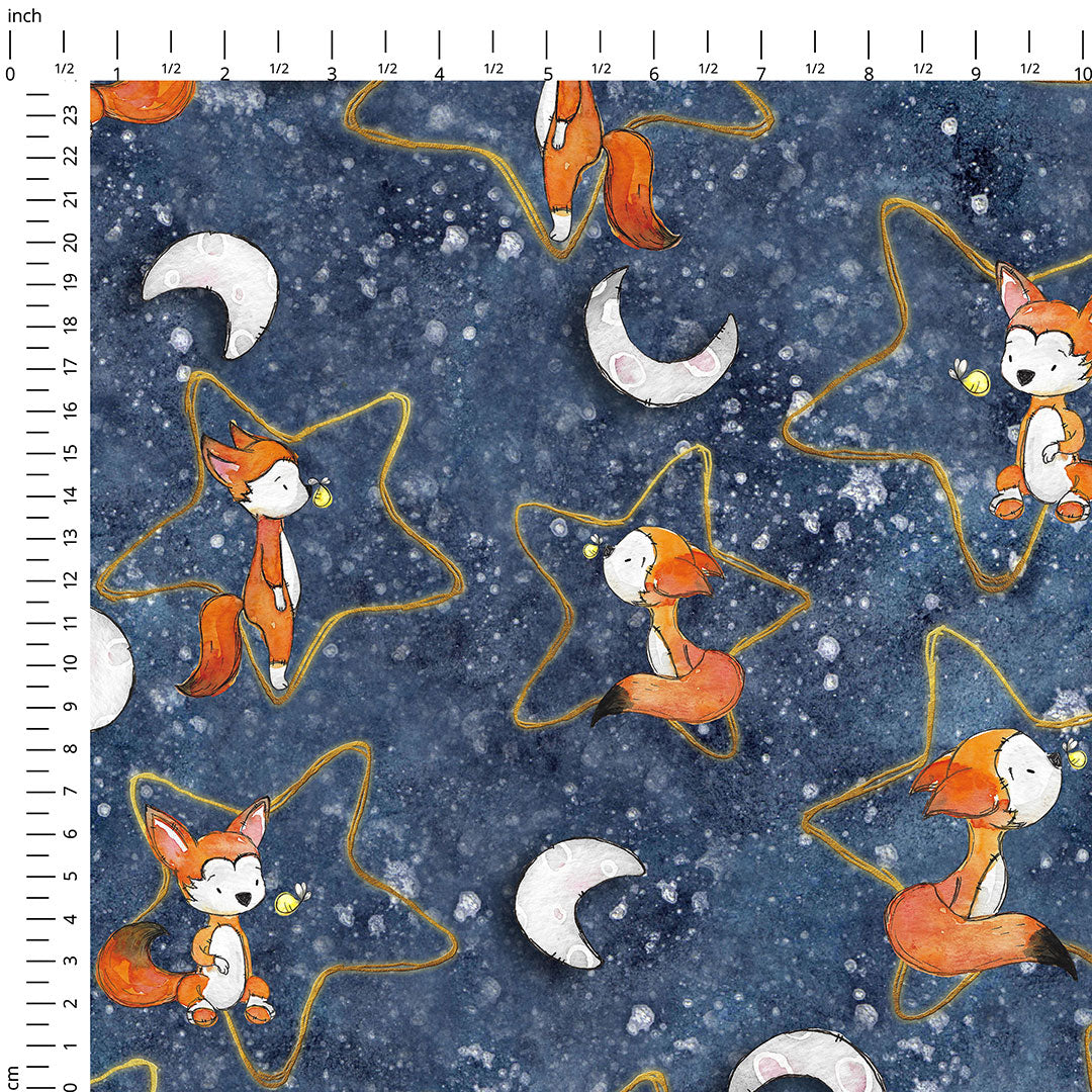 Starlight Fox Fabric