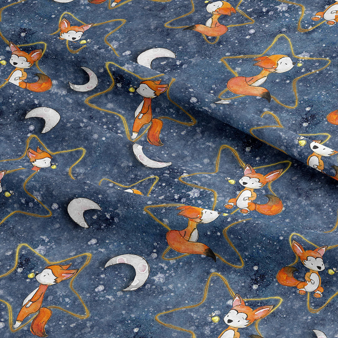 Starlight Fox Fabric