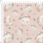 Stars and Moon Blush Fabric
