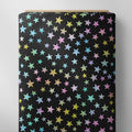 Stars On Black Fabric