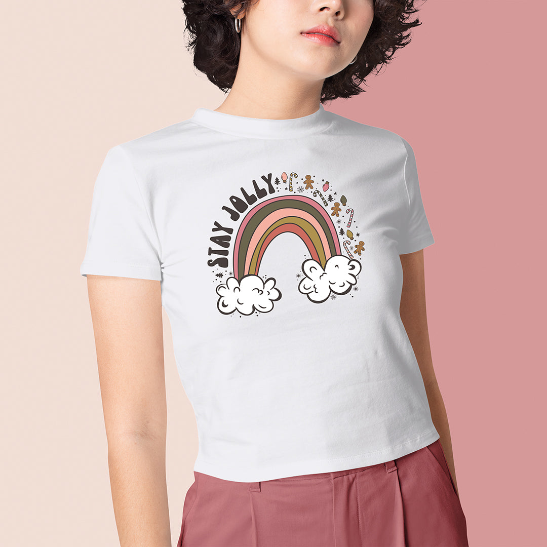 Stay Jolly Iron on Fabric Heat Transfer DTF-93