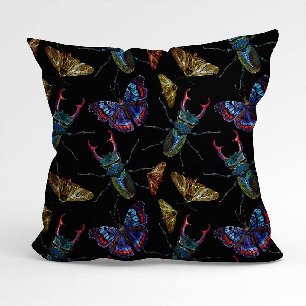 Stitched Beetles Fabric