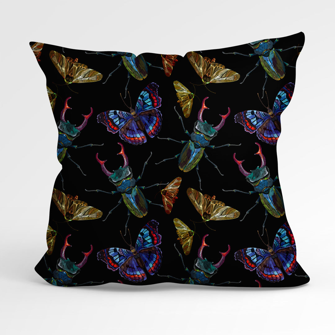 Stitched Beetles Fabric
