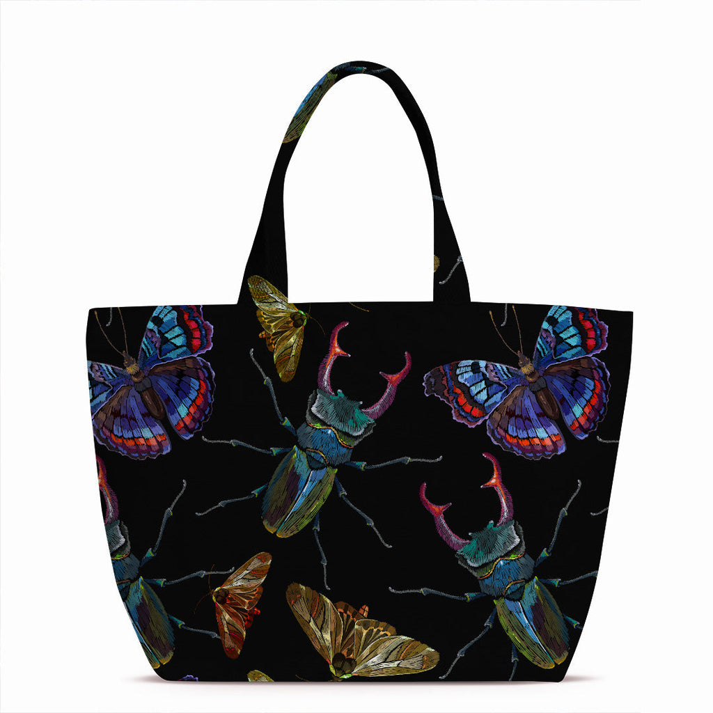 Stitched Beetles Fabric